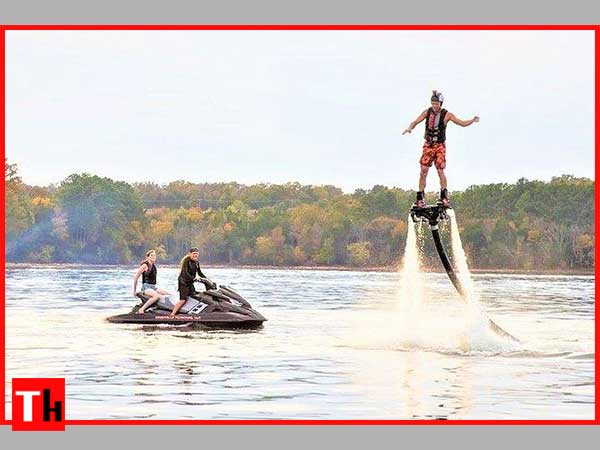 Flyboarding at Percy Priest Lake in Nashville