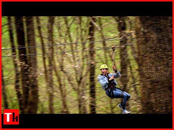 Zipline at Nashville forest