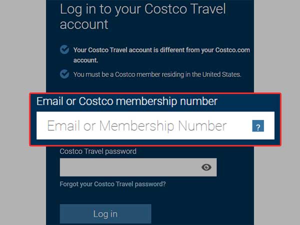 number for costco travel