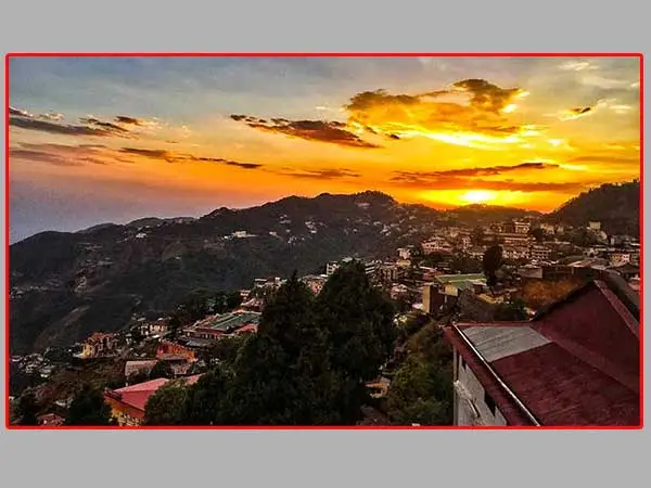 A view of Mussoorie