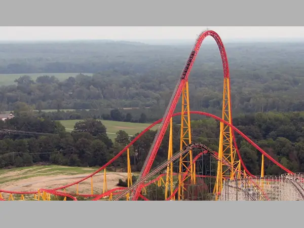 yellow-steel-roller-coaster