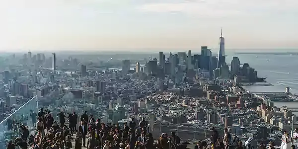 Panoramic View From The Edge of NYC Image