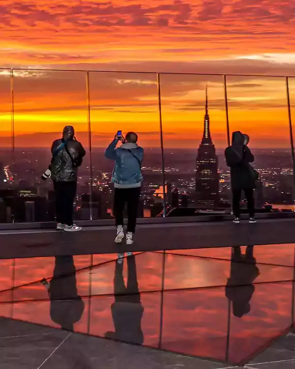 The SkyDeck during Sunset Image