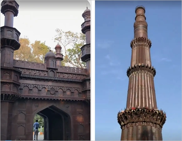 Char Minar and Qutub Minar