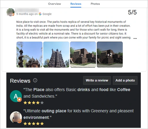 Visitor Reviews