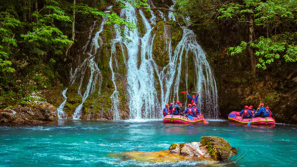 Rafting in the Tara River Canyon, Montenegro
