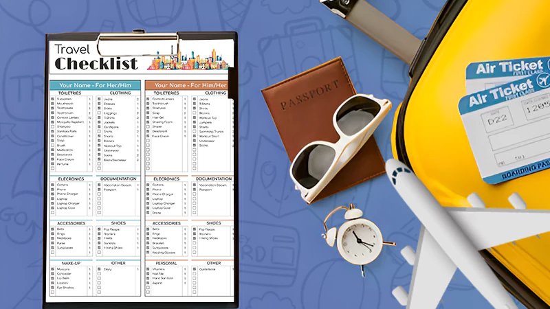 travel checklist