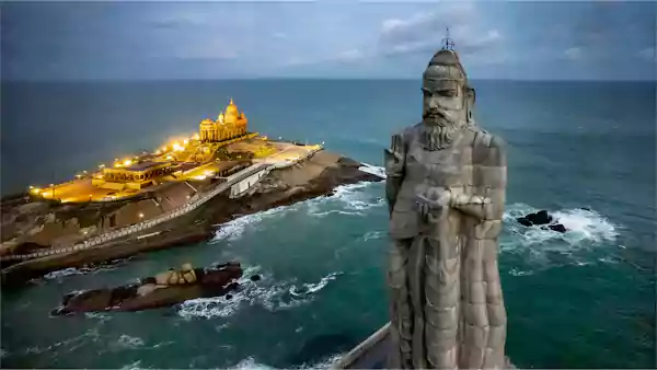 Thiruvalluvar Statue Kanyakumari Tamil Nadu