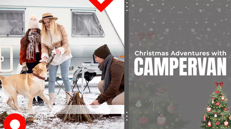 campvan in christmas