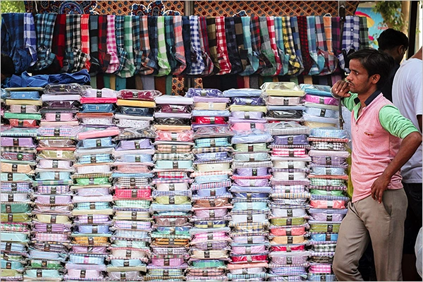 Clothes in Sarojini market