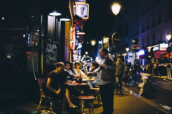 Paris at night