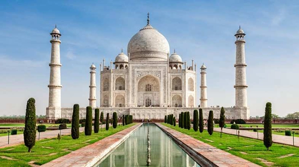 Taj Mahal in February