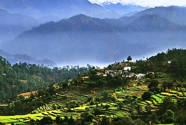 Visiting Ranikhet in February in India