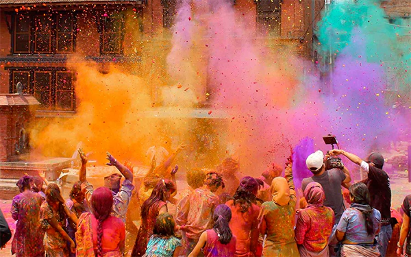 Holi in Rishikesh