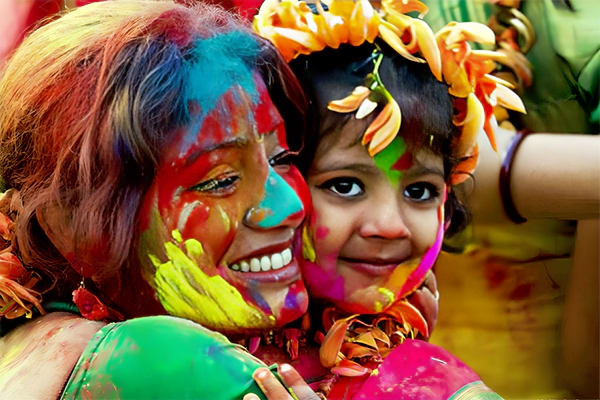 Holi in Shantiniketan