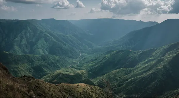 Laitlum Canyon in Shillong, Meghalaya