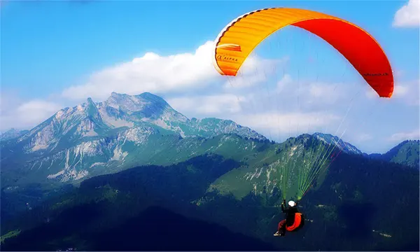 Paragliding in Bir billing 