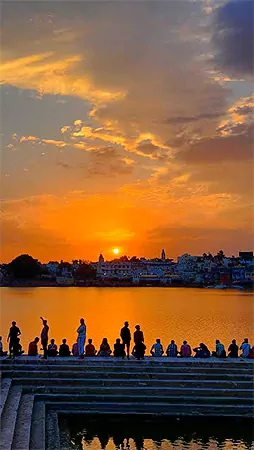 Sunset on Varaha Ghat