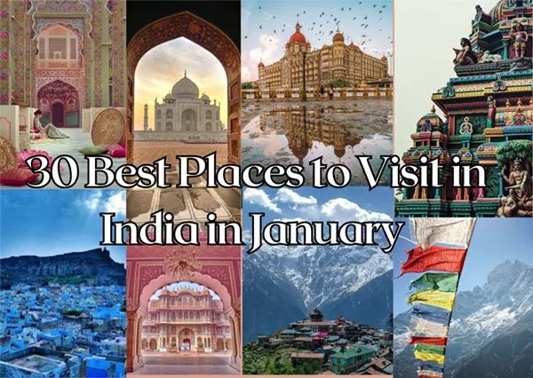 best places to visit in india during january