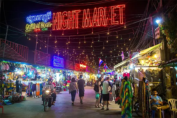 Night market of Siem Reap