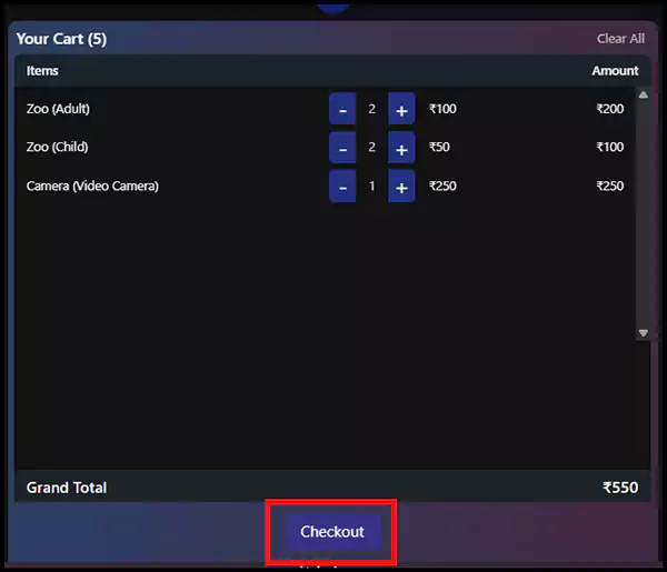 Step for booking Bannerghatta National Park ticketsssss