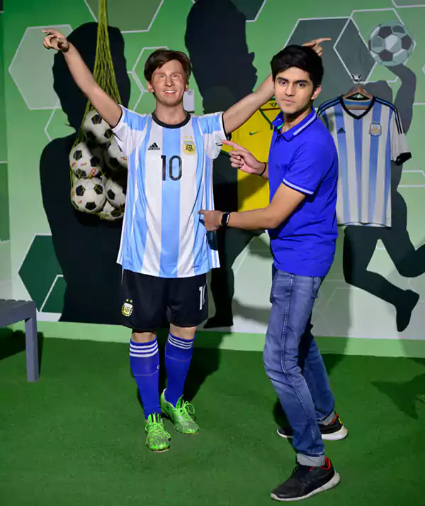 Wax Figure of Lionel Messi at Mother’s Wax Museum