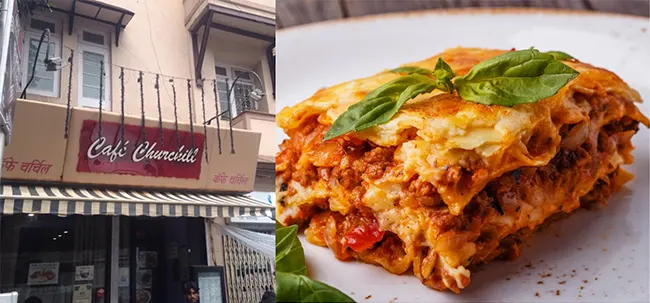Bolognaise Lasagna at Café Churchill