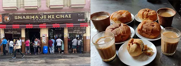 Chai and Ban Makkan at Sharma Ji Ki Chai