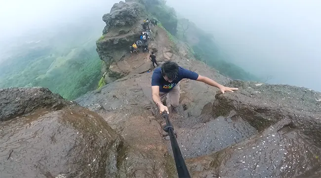Harihar Fort Height