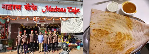 Rava Masala Dosa at Madras Cafe