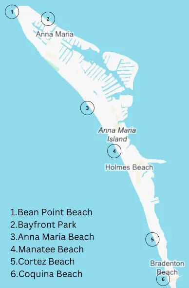 Beaches on Anna Maria Island
