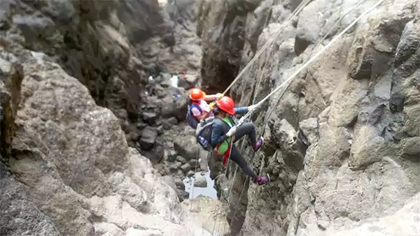 Sandhan Valley Rappelling
