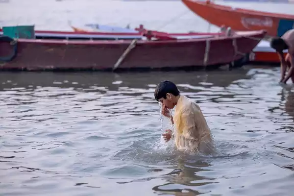 Take a Holy dip in the Ganga River