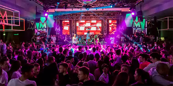 High energy nightclubs