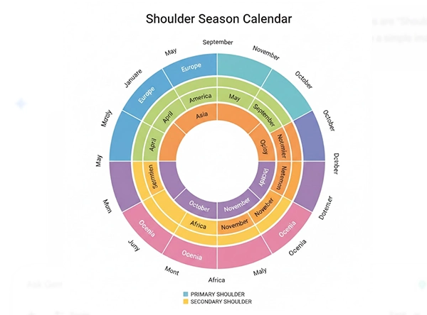 Shoulder season calendar