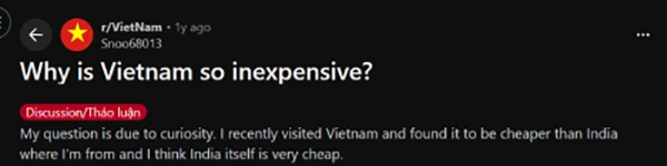 Vietnam so inexpensive