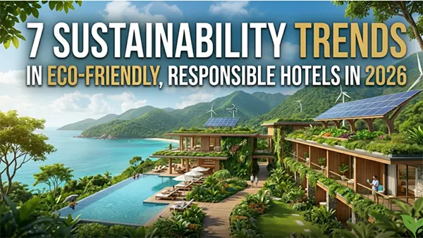 7 Sustainability Trends in Eco-Friendly, Responsible Hotels in 2026