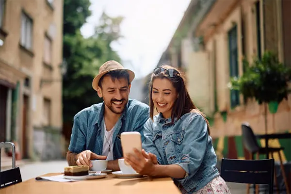 Connecting to a public network in a cafe