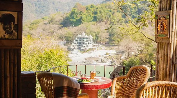 Mountain View cafe in Rishikesh