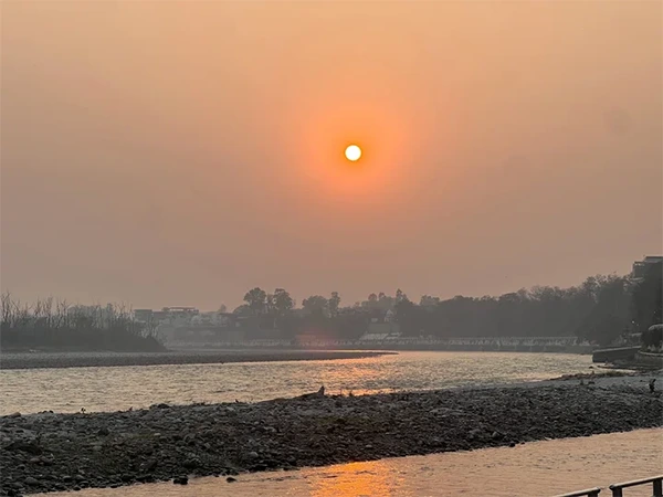 Sunrise and Sunset in Rishikesh