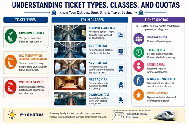 Ticket Types, Classes, and Quotas