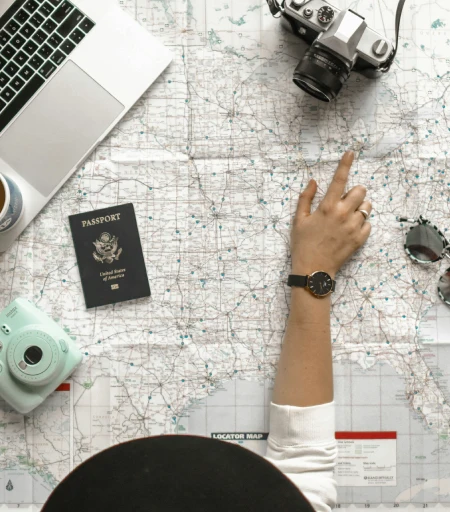 Travel map img-fluid