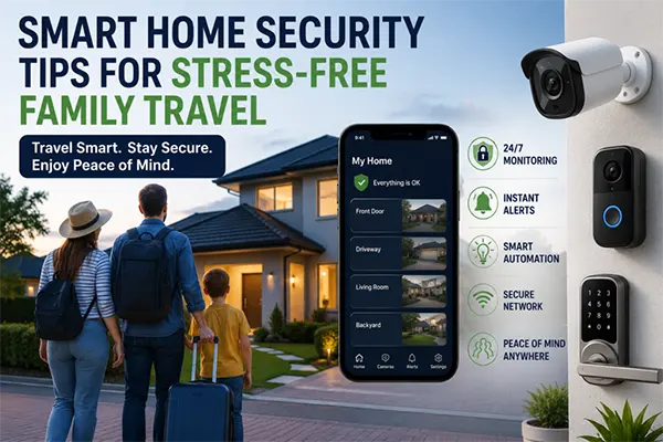 Smart Home Security Tips for Stress-Free Family Travel