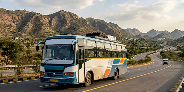 Bus in Udaipur
