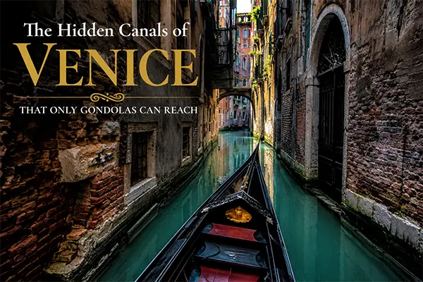 Hidden canals of Venice