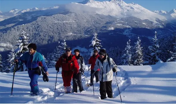 Snowshoeing in Méribel