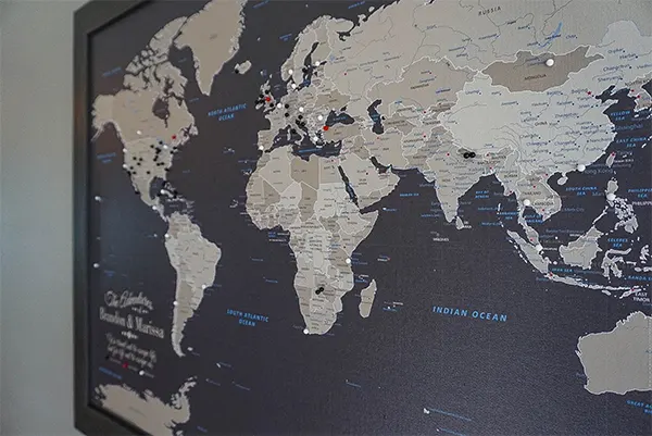 Travel map