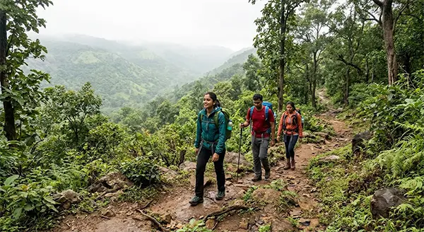 Trekking on Anantagiri Hills