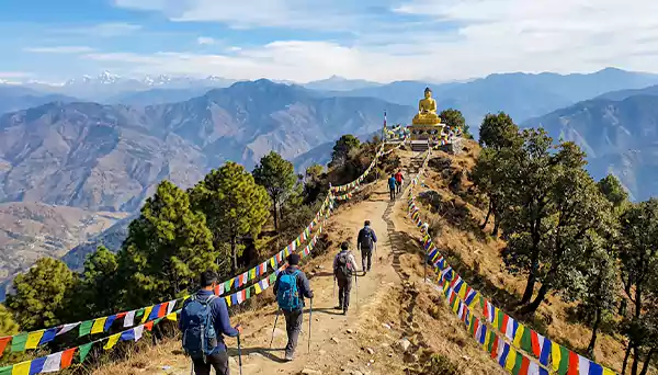 Trekking on the Dalai Hillss