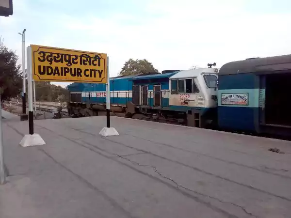 Udaipur city railway station